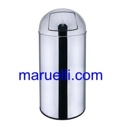 Pattumiera 50L Inox Push a...