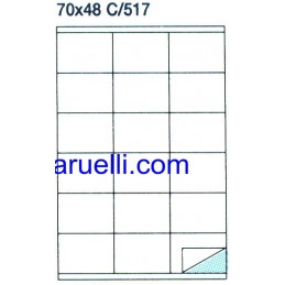 Etichette Foglio A4  70x48...