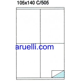 Etichette Foglio A4 105x140...