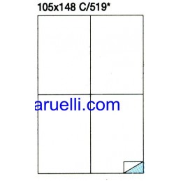 Etichette Foglio A4 105x148...