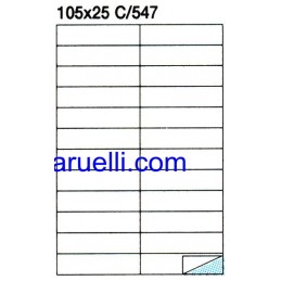 Etichette Foglio A4 105x25...