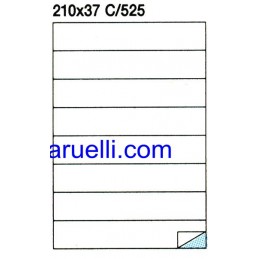 Etichette Foglio A4 210x37...