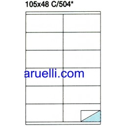 Etichette Foglio A4 105X48...