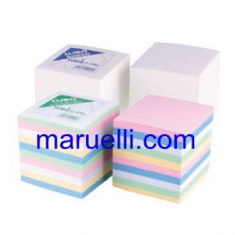 Cubo in Carta Bianco per Note