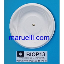 Piatti Bio 13cm 50pz Polpa...