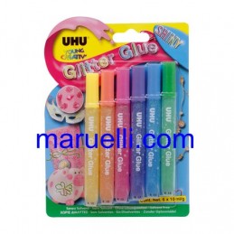 Glitter Glue Blister 6Tubi...