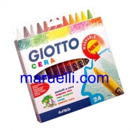 Pastelli a Cera Lavabili 24pz
