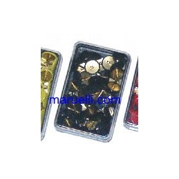 Puntine Colorate Nere 50pz