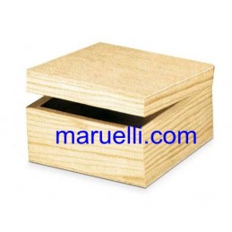 Scatoletta Legno Cm 12x12x7