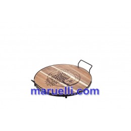 Vassoio Rotondo Acacia con...