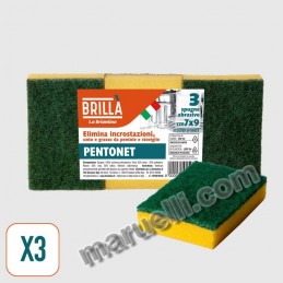 Spugna + Fibra  3 Pezzi...