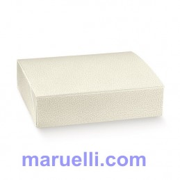 Boite 400x320x50 Pelle Bian...