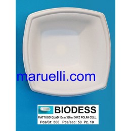 Ciotola Bio Quadrata 15cm...