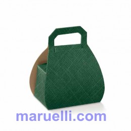 Borsa H.80 Seta Verde 200pz...
