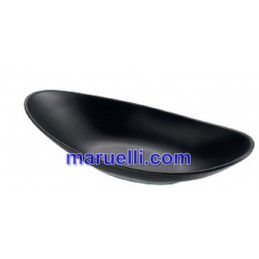 Piatto Ovale Nero Melamina...