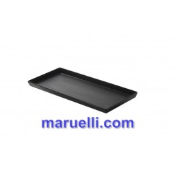 Vassoio Rett Nero Melamina...