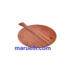 Vassoio Rotondo Wood Marron...