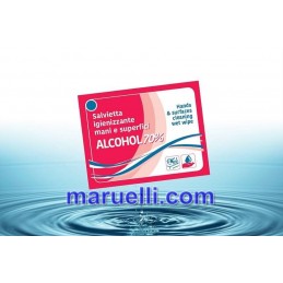Salviette Alcool Mani 7x9...
