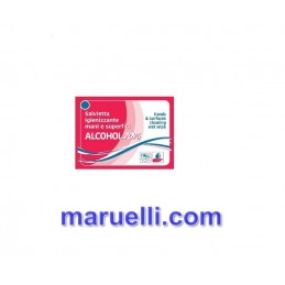 Salviette Alcool Mani 7x9...