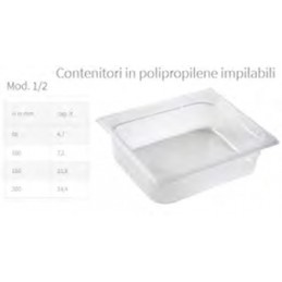 Gastronorm Poliprop 1-2 -...