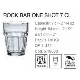 Bicch.rock 7cl. D51 H64 -...