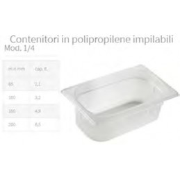 Gastronorm Poliprop 1-4 -...