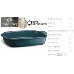 Pirofila Emile Henry Rett...