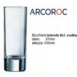 Bicch.vodka Islande 6cl D37...
