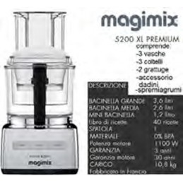 Robot Magimix 5200xl1150w...