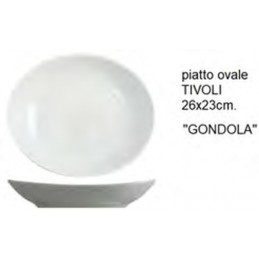 Piatto Tivoli Ovale 26x23cm...
