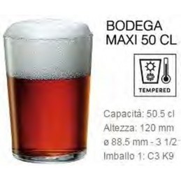 Bicch.bodega 50cl D88 H120...