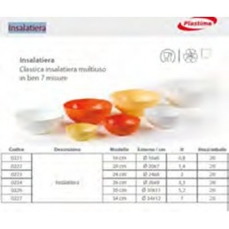 Insalatiera Man.16 H.6-0.8...