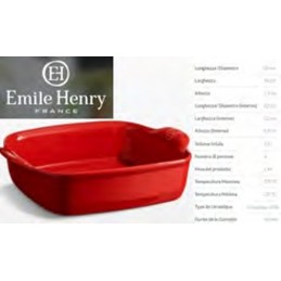 Pirofila Emile Henry Quadra...