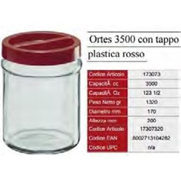 Vaso E.ortes 3.5lt.c-tappo...