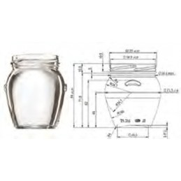 Vaso E.to Orcio 212gr. (d63...