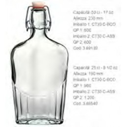 Bott.piatta Cc.25 C-tappo...