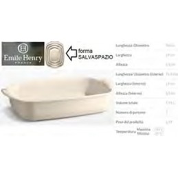 Pirofila Emile Henry Rett...