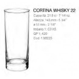 Bicch.cortina 22cl. D5 H14...