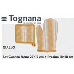 Guanto Forno+presina Giallo...