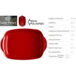 Pirofila Emile Henry Rett...