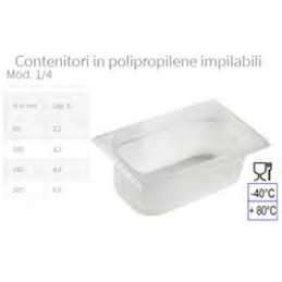 Gastronorm Poliprop 1-4...