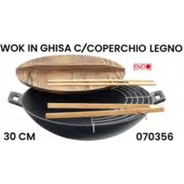 Wok Kg 30cm Ghisa...