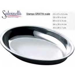 Stampo Gratin 26x18h4 Ovale...