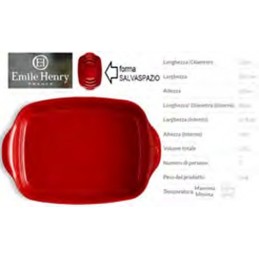 Pirofila Emile Henry Rett...