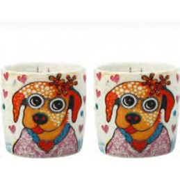 Tazza caffe Mw Cane Cf.2tz...