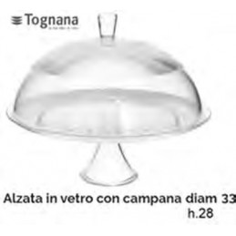 Alzata Clear C-campana 33cm...