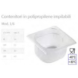 Gastronorm Poliprop 1-6...