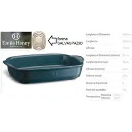 Pirofila Emile Henry Rett...