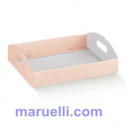 Cesto 435x290x45 Seta Rosa...