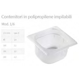 Gastronorm Poliprop 1-6 -...